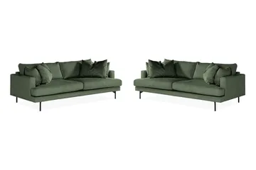 Menard Soffgrupp 4-sits + 4-sits Manchestersoffa