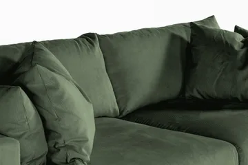 Menard Soffgrupp 4-sits + 4-sits Manchestersoffa - Grön - Möbler - Soffa - Soffgrupp