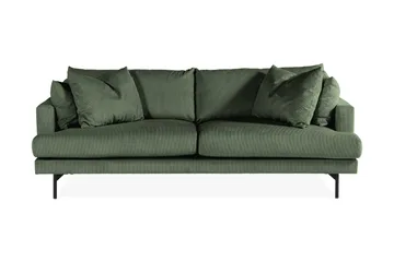 Menard Soffgrupp 4-sits + 4-sits Manchestersoffa - Grön - Möbler - Soffa - Soffgrupp