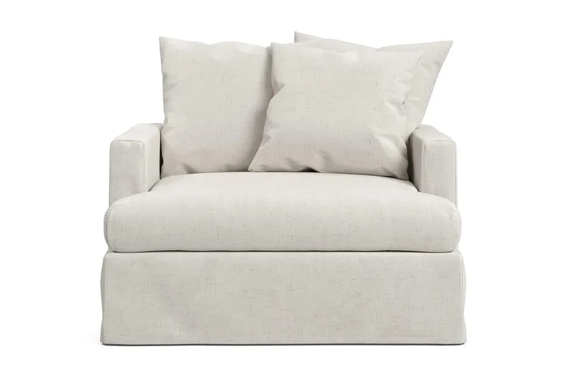 Menard Soffgrupp 4-sits Vänstervänd L-formad Schäslongsoffa + Fåtölj i Tyg - Beige - Möbler - Soffa - Soffgrupp