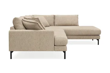Menard Premium 5-sits Högervänd L-formad Djup Schäslongsoffa i Chenille - Beige - Möbler - Soffa - Divansoffor & schäslongsoffa