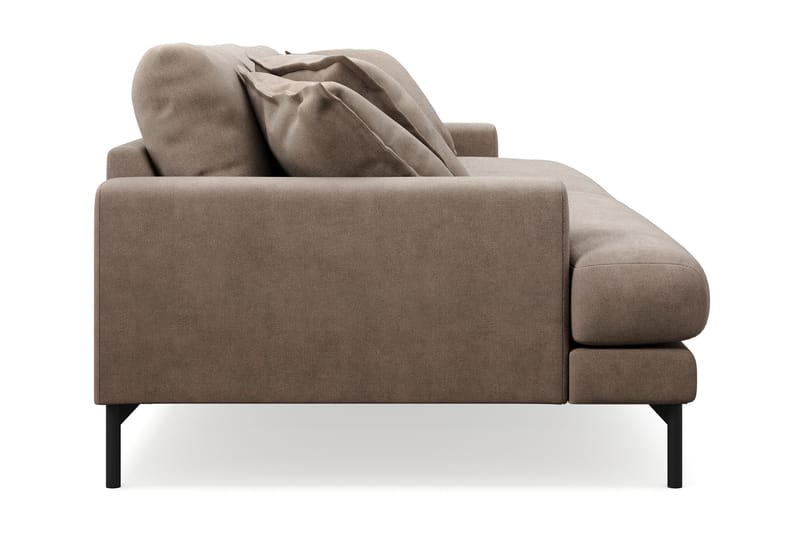 Menard Premium 4-sits Djup Soffa i Tyg - Brun - Möbler - Soffa - 4 sits soffa