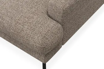Menard Premium 5-sits Vänstervänd L-formad Djup Schäslongsoffa i Chenille - Brun - Möbler - Soffa - Divansoffor & schäslongsoffa