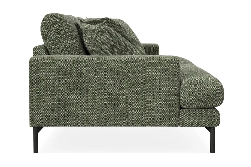 Menard Premium 4-sits Djup Soffa i Chenille - Grön - Möbler - Soffa - 4 sits soffa