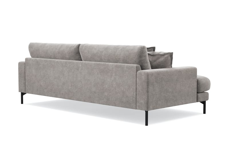 Menard Premium 4-sits Djup Soffa i Chenille - Grå/Brun - Möbler - Soffa - 4 sits soffa