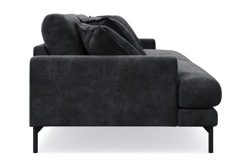 Menard Premium 4-sits Djup Soffa i Chenille - Svartt - Möbler - Soffa - 4 sits soffa