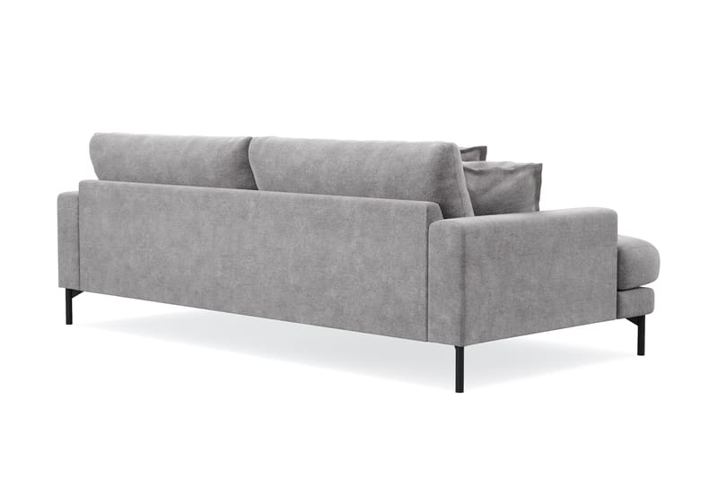 Menard Premium 4-sits Djup Soffa i Chenille - Grå - Möbler - Soffa - 4 sits soffa