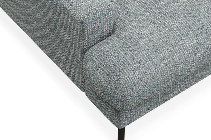 Menard Premium 5-sits Högervänd L-formad Djup Schäslongsoffa i Chenille - Grå/Blå - Möbler - Soffa - Divansoffor & schäslongsoffa