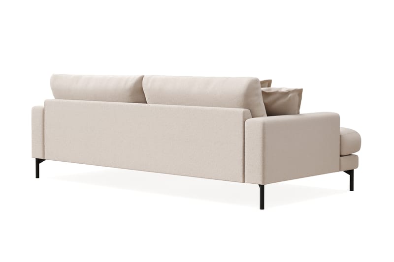 Menard Premium 4-sits Djup Soffa i Bouclé - Ljusbeige - Möbler - Soffa - 4 sits soffa