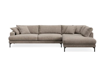 Menard Premium 5-sits Högervänd L-formad Djup Schäslongsoffa i Chenille