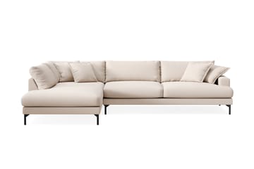 Menard Premium 5-sits Vänstervänd L-formad Djup Schäslongsoffa i Bouclé