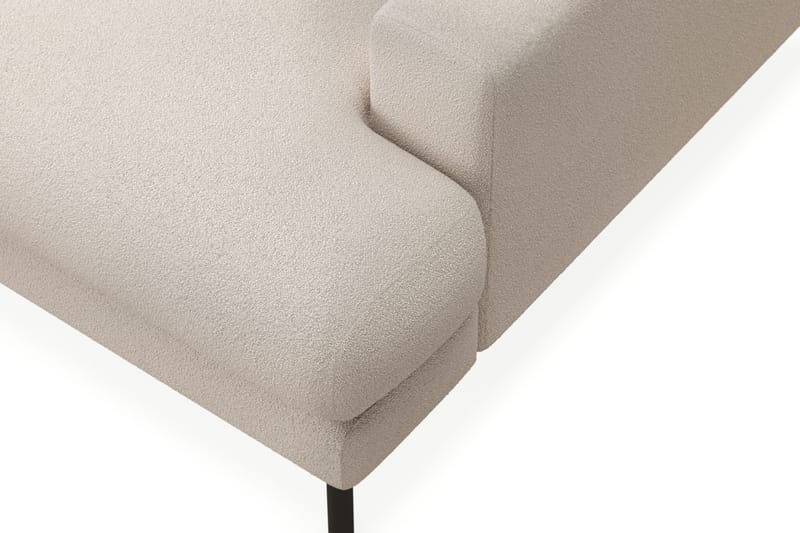 Menard Premium 5-sits Vänstervänd L-formad Djup Schäslongsoffa i Bouclé - Ljusbeige - Möbler - Soffa - Divansoffor & schäslongsoffa
