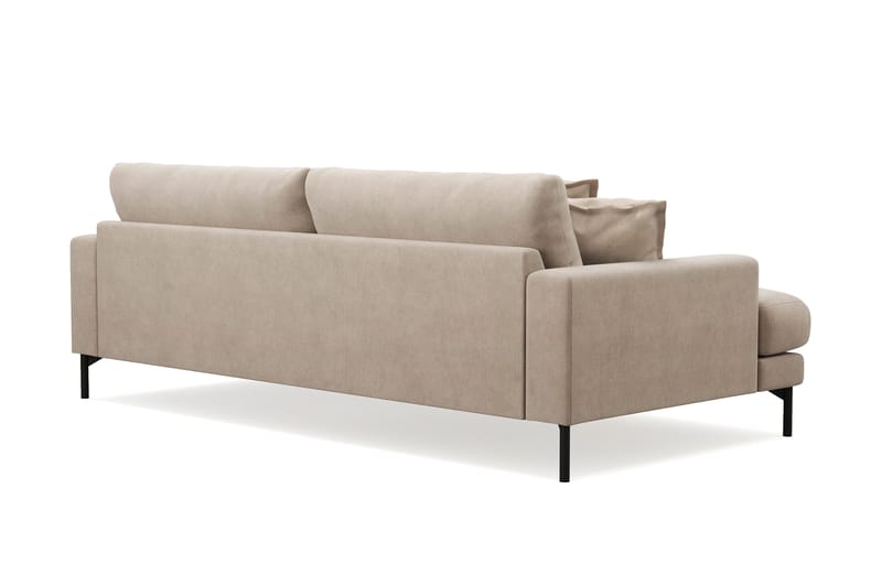 Menard Premium 4-sits Djup Soffa i Tyg - Beige - Möbler - Soffa - 4 sits soffa