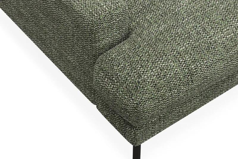 Menard Premium 5-sits Högervänd L-formad Djup Schäslongsoffa i Chenille - Grön - Möbler - Soffa - Divansoffor & schäslongsoffa