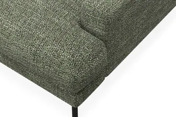 Menard Premium 5-sits Vänstervänd L-formad Djup Schäslongsoffa i Chenille - Grön - Möbler - Soffa - Divansoffor & schäslongsoffa