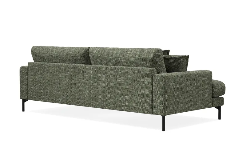 Menard Premium 4-sits Djup Soffa i Chenille - Grön - Möbler - Soffa - 4 sits soffa