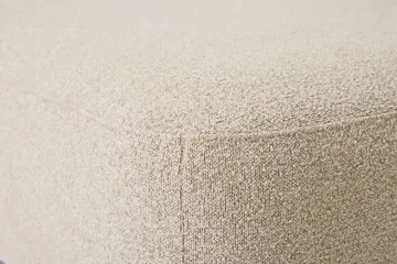 Milano 5-sits Rundad Vänstervänd L-soffa med Låg Rygg i Beige Boucle - Beige - Möbler - Soffa - Divansoffor & schäslongsoffa