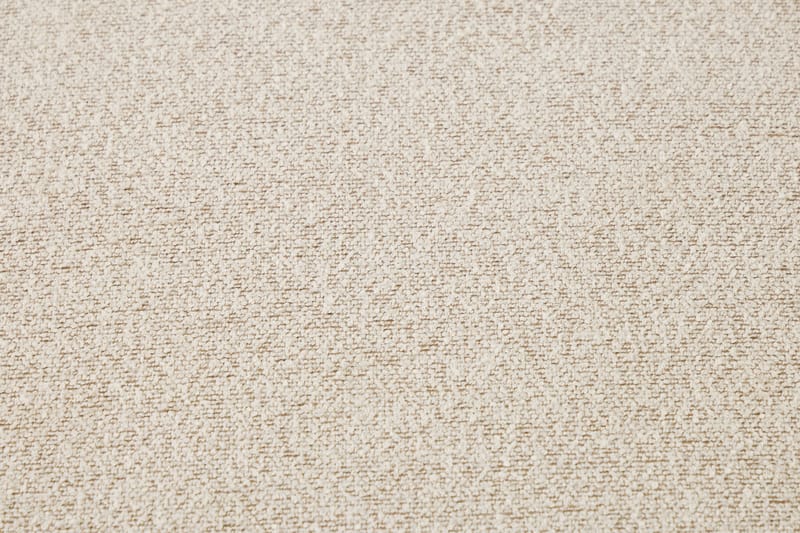 Milano 5-sits Rundad Vänstervänd L-soffa med Låg Rygg i Beige Boucle - Möbler - Soffa - Divansoffor & schäslongsoffa