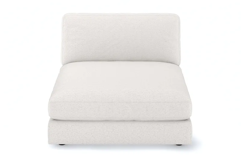 Arken 1-sits Divanmodul i Bouclé - Vit - Möbler - Soffa - Modulsoffor - Övriga moduler till modulsoffa