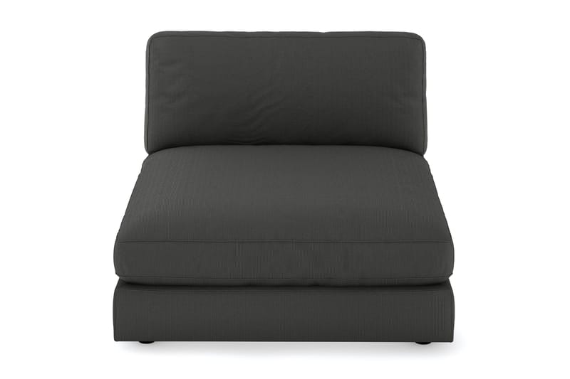 Arken 1-sits Divanmodul i Manchester - Mörkgrå - Möbler - Soffa - Modulsoffor - Övriga moduler till modulsoffa