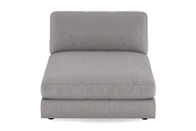 Arken 1-sits Divanmodul i Manchester - Mörkgrå - Möbler - Soffa - Modulsoffor - Övriga moduler till modulsoffa