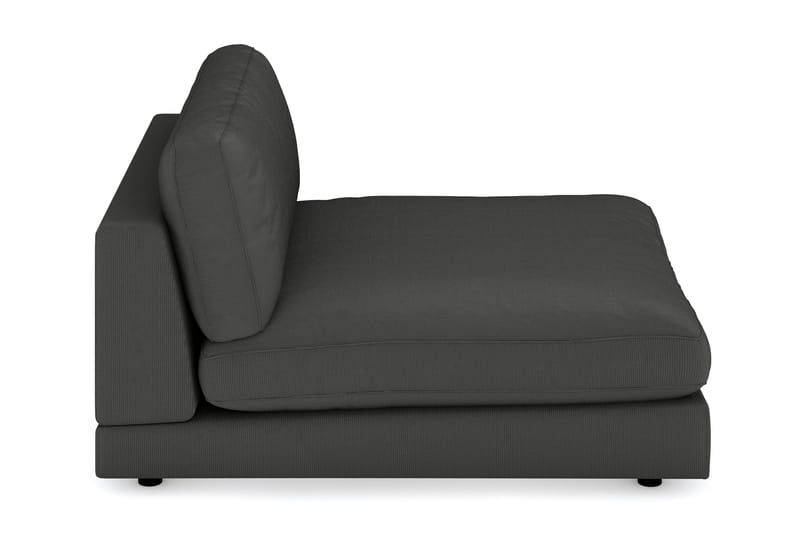 Arken 1-sits Divanmodul i Manchester - Mörkgrå - Möbler - Soffa - Modulsoffor - Övriga moduler till modulsoffa