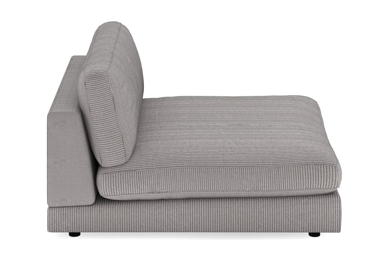 Arken 1-sits Divanmodul i Manchester - Mörkgrå - Möbler - Soffa - Modulsoffor - Övriga moduler till modulsoffa