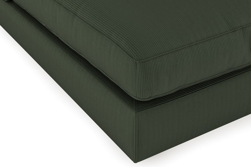 Arken 1-sits Divanmodul i Manchester - Mörkgrön - Möbler - Soffa - Modulsoffor - Övriga moduler till modulsoffa