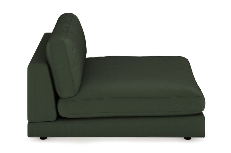 Arken 1-sits Divanmodul i Manchester - Mörkgrön - Möbler - Soffa - Modulsoffor - Övriga moduler till modulsoffa