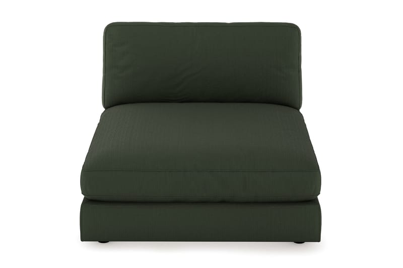 Arken 1-sits Divanmodul i Manchester - Mörkgrön - Möbler - Soffa - Modulsoffor - Övriga moduler till modulsoffa