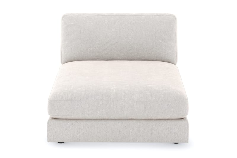 Arken 1-sits Divanmodul i Sammet - Krämvit - Möbler - Soffa - Modulsoffor - Övriga moduler till modulsoffa