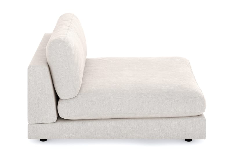 Arken 1-sits Divanmodul i Sammet - Krämvit - Möbler - Soffa - Modulsoffor - Övriga moduler till modulsoffa