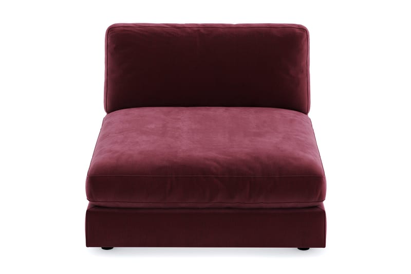 Arken 1-sits Divanmodul i Sammet - Lila - Möbler - Soffa - Modulsoffor - Övriga moduler till modulsoffa