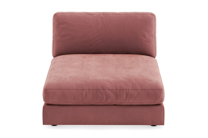Arken 1-sits Divanmodul i Sammet - Rosa - Möbler - Soffa - Modulsoffor - Övriga moduler till modulsoffa