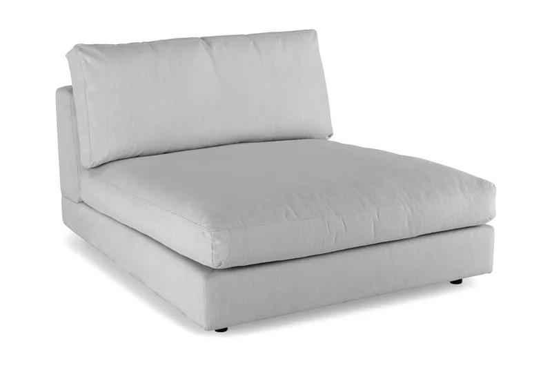 Arken 1-sits Divanmodul i Tyg - Grå - Möbler - Soffa - Modulsoffor - Övriga moduler till modulsoffa