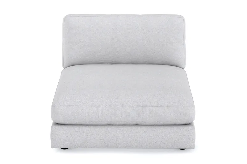 Arken 1-sits Divanmodul i Tyg - Ljusgrå - Möbler - Soffa - Modulsoffor - Övriga moduler till modulsoffa