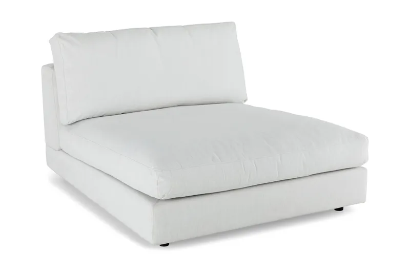 Arken 1-sits Divanmodul i Tyg - Ljusgrå - Möbler - Soffa - Modulsoffor - Övriga moduler till modulsoffa