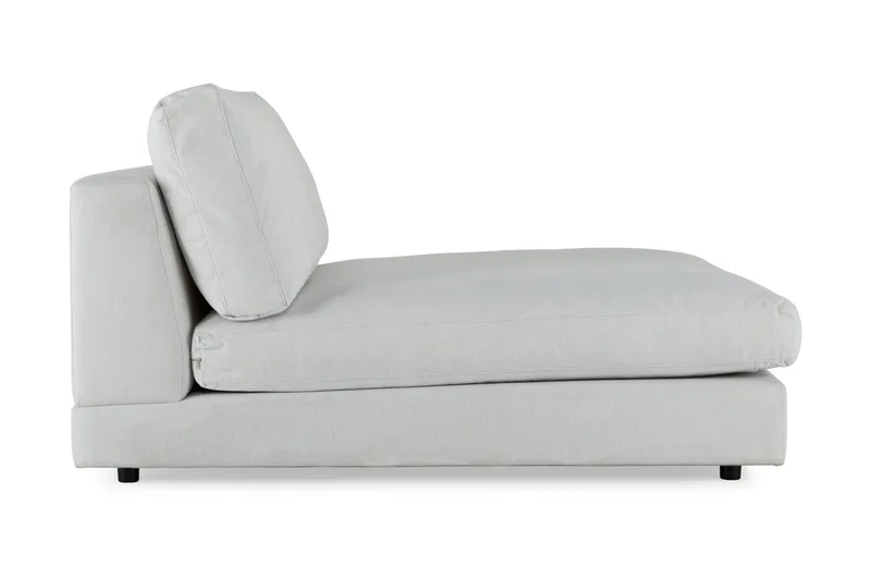 Arken 1-sits Divanmodul i Tyg - Ljusgrå - Möbler - Soffa - Modulsoffor - Övriga moduler till modulsoffa