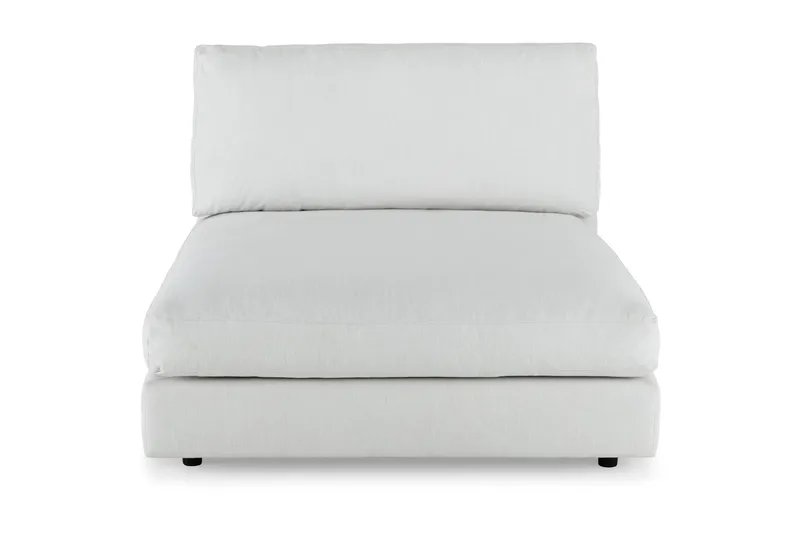 Arken 1-sits Divanmodul i Tyg - Ljusgrå - Möbler - Soffa - Modulsoffor - Övriga moduler till modulsoffa