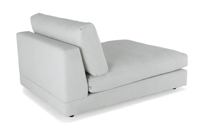 Arken 1-sits Divanmodul i Tyg - Ljusgrå - Möbler - Soffa - Modulsoffor - Övriga moduler till modulsoffa