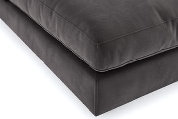 Arken 2-sits Divanmodul i Sammet - Mörkgrå - Möbler - Soffa - Modulsoffor - Övriga moduler till modulsoffa