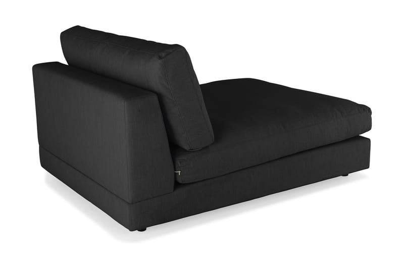 Arken 2-sits Divanmodul i Tyg - Svart - Möbler - Soffa - Modulsoffor - Övriga moduler till modulsoffa