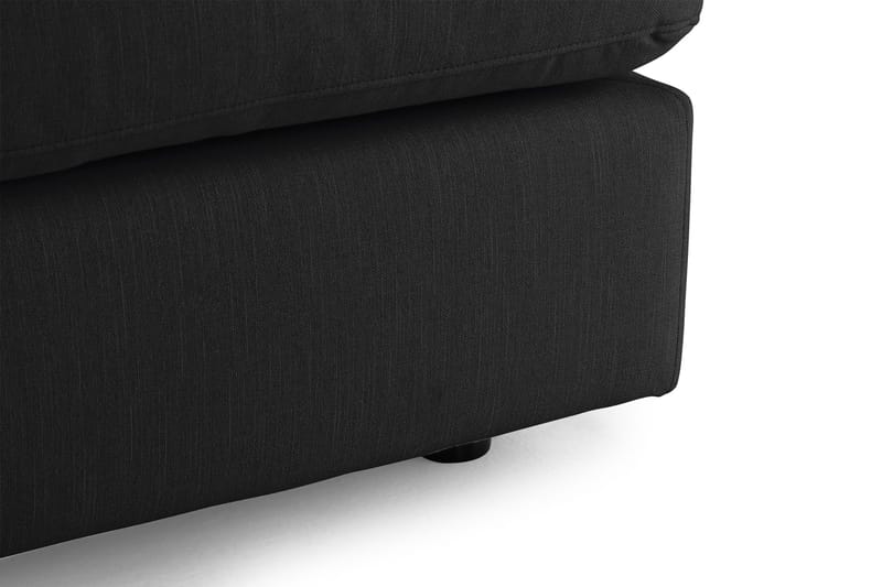 Arken 2-sits Divanmodul i Tyg - Svart - Möbler - Soffa - Modulsoffor - Övriga moduler till modulsoffa
