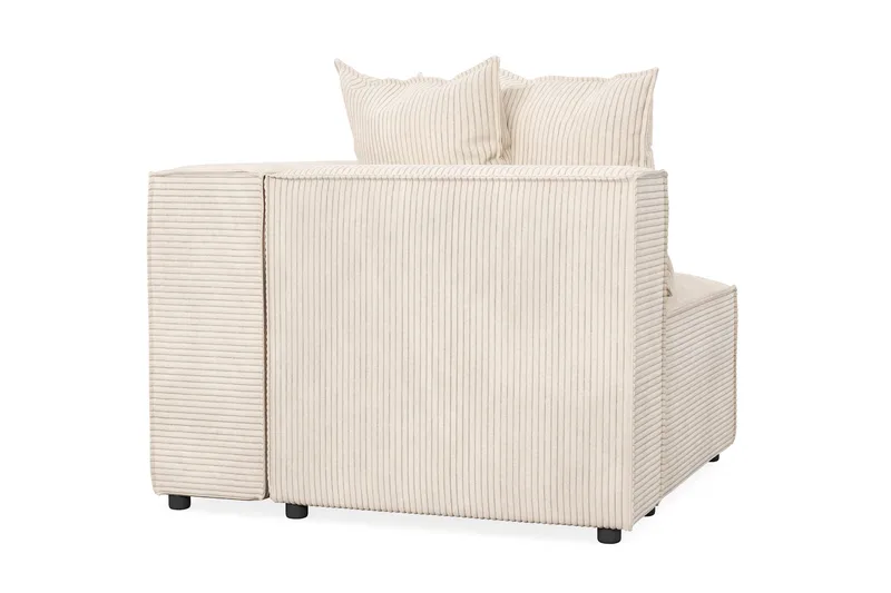 Cubo 1-sits Högermodul i Manchester 108 cm bred - Beige - Möbler - Soffa - Modulsoffor - Övriga moduler till modulsoffa