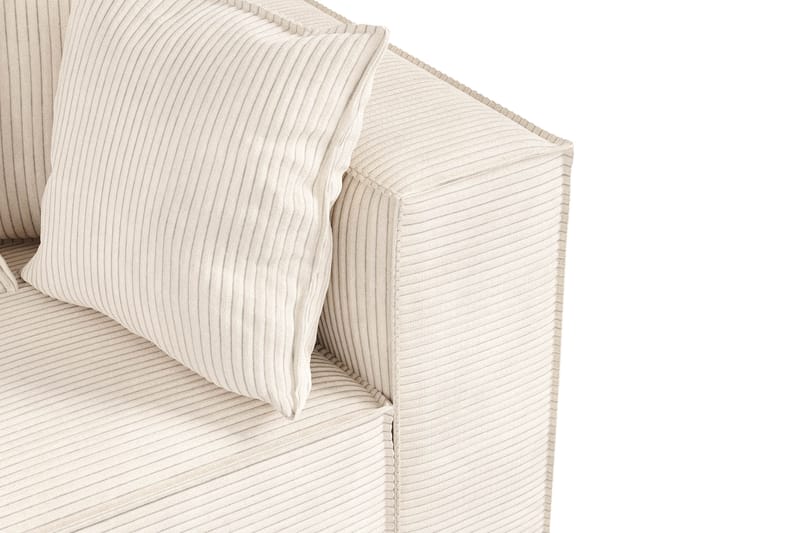 Cubo 1-sits Högermodul i Manchester 108 cm bred - Beige - Möbler - Soffa - Modulsoffor - Övriga moduler till modulsoffa