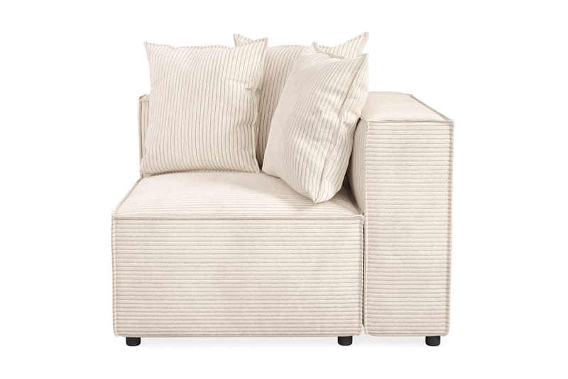 Cubo 1-sits Högermodul i Manchester 108 cm bred - Beige - Möbler - Soffa - Modulsoffor - Övriga moduler till modulsoffa