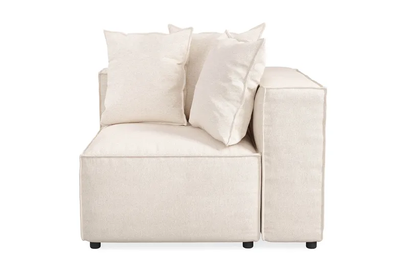 Cubo 1-sits Högermodul i Tyg 108 cm bred - Beige - Möbler - Soffa - Modulsoffor - Övriga moduler till modulsoffa