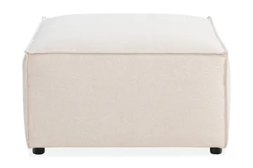 Cubo 1-sits  Rektangulär Fotpallsmodul i Tyg 80 cm bred - Beige - Möbler - Soffa - Modulsoffor - Övriga moduler till modulsoffa