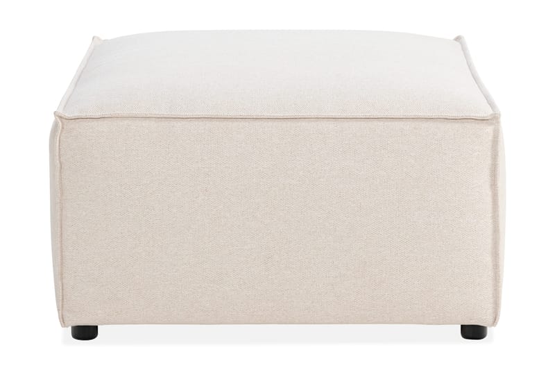 Cubo 1-sits  Rektangulär Fotpallsmodul i Tyg 80 cm bred - Beige - Möbler - Soffa - Modulsoffor - Övriga moduler till modulsoffa
