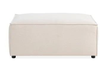 Cubo 1-sits  Rektangulär Fotpallsmodul i Tyg 80 cm bred - Beige - Möbler - Soffa - Modulsoffor - Övriga moduler till modulsoffa